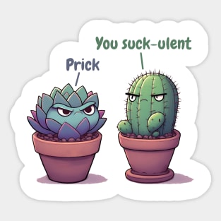 Plant Insults Sticker